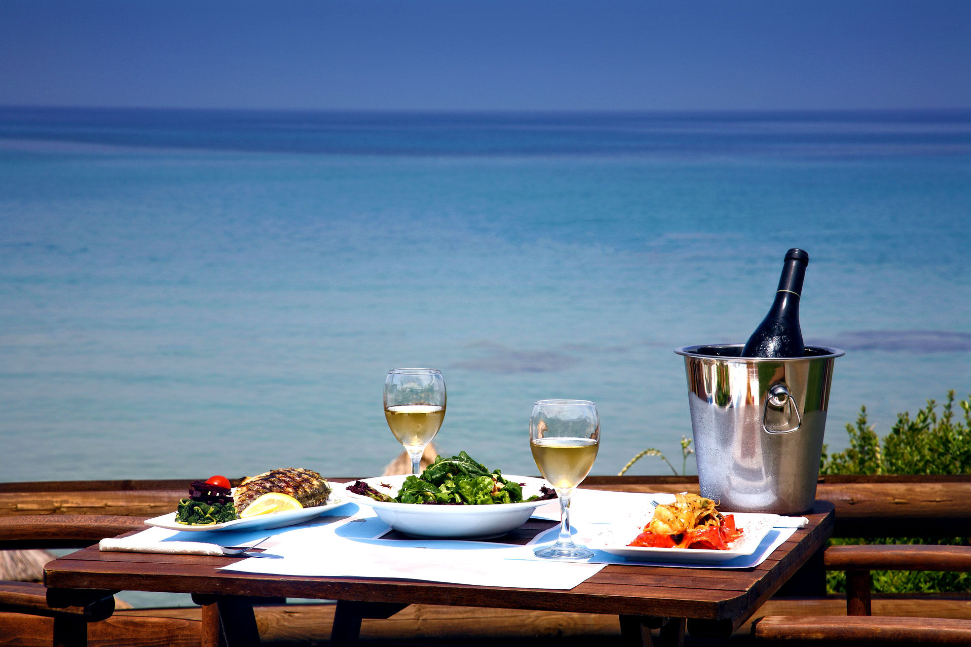 Food and Wine Available on an All Inclusive Yacht Charter | Sebastus Sailing