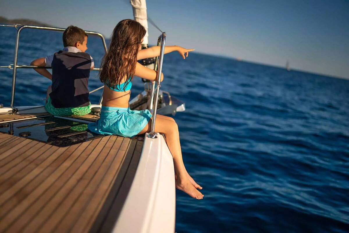 Kids Sailing on Family Sailing Vacation | Sebastus Sailing