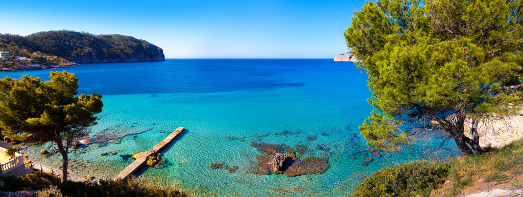 sailing, Idyllic Sea View in Mallorca, Spain