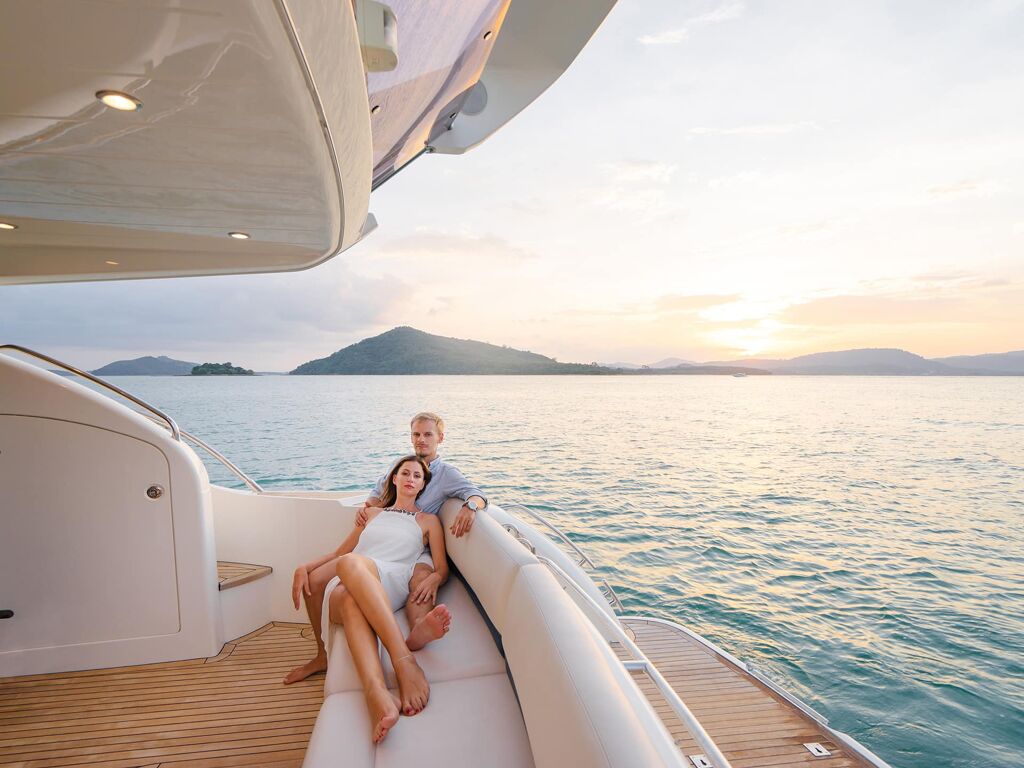 Romantic luxury sailing yacht charter